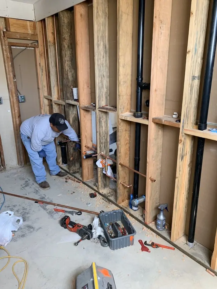 Commercial rough-in plumbing for Water Heater Replacement in Flintridge
